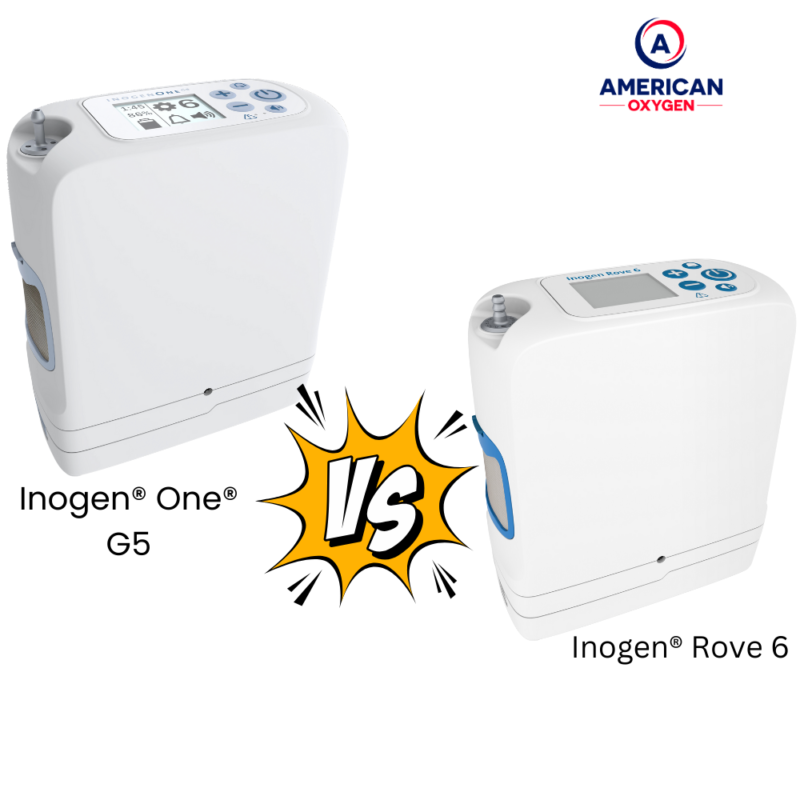 Inogen Rove 6 vvs Inogen One G5