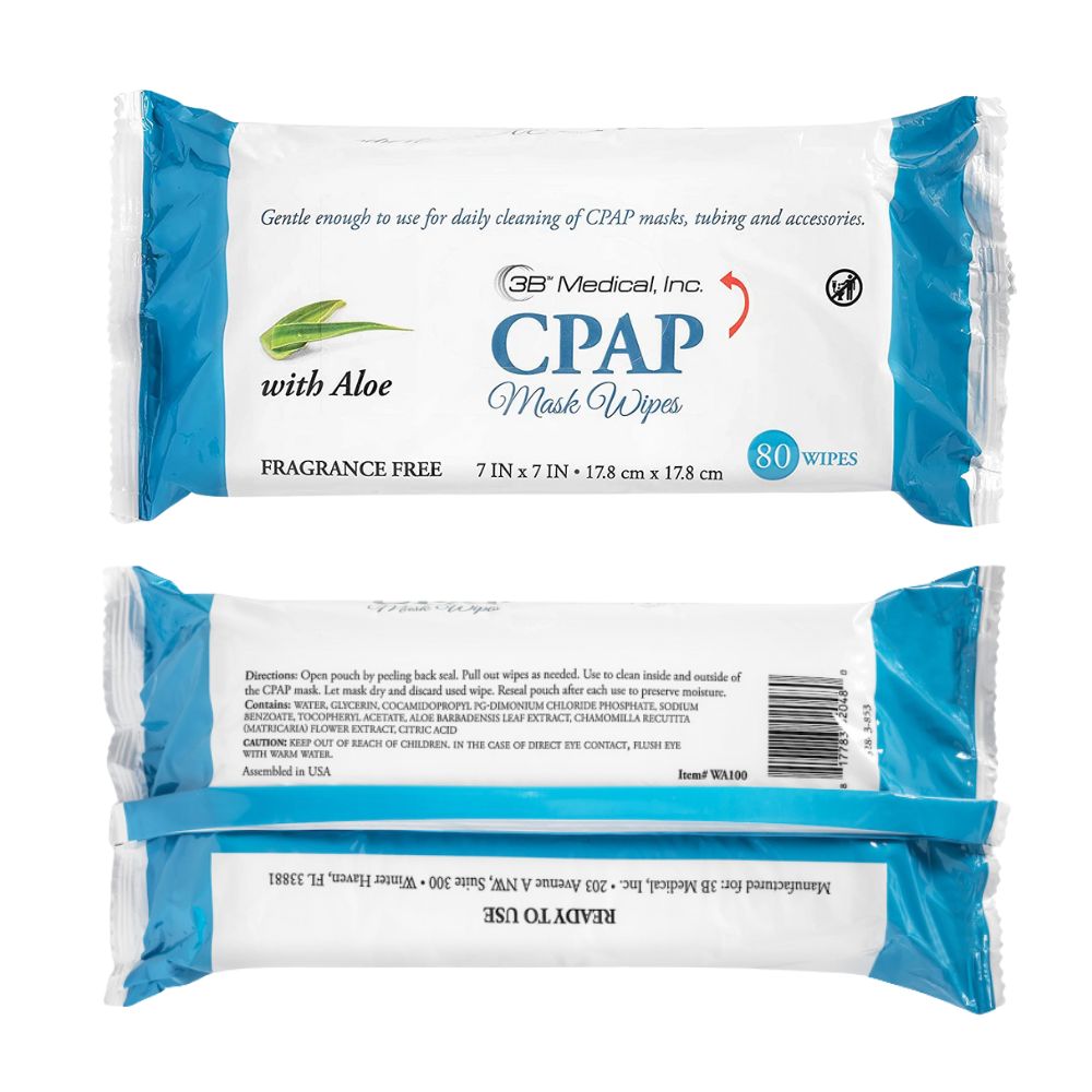 React CPAP Wipes w/aloe (80 pack) - Image 3