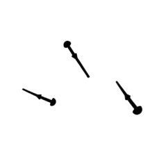 Alternative view of Rhythm P2 Plastic Nail (P2PNL-1)