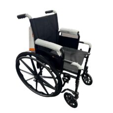 Rhythm Flow K1 Wheelchair ā 18ā Rhythm Flow K1 , Desk Length Detachable Arms/ELR