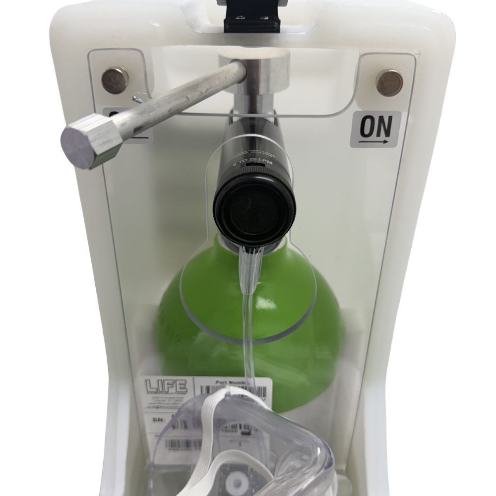 LIFE Emergency Oxygen Unit (Empty) | Regulator 25 LPM - Image 3