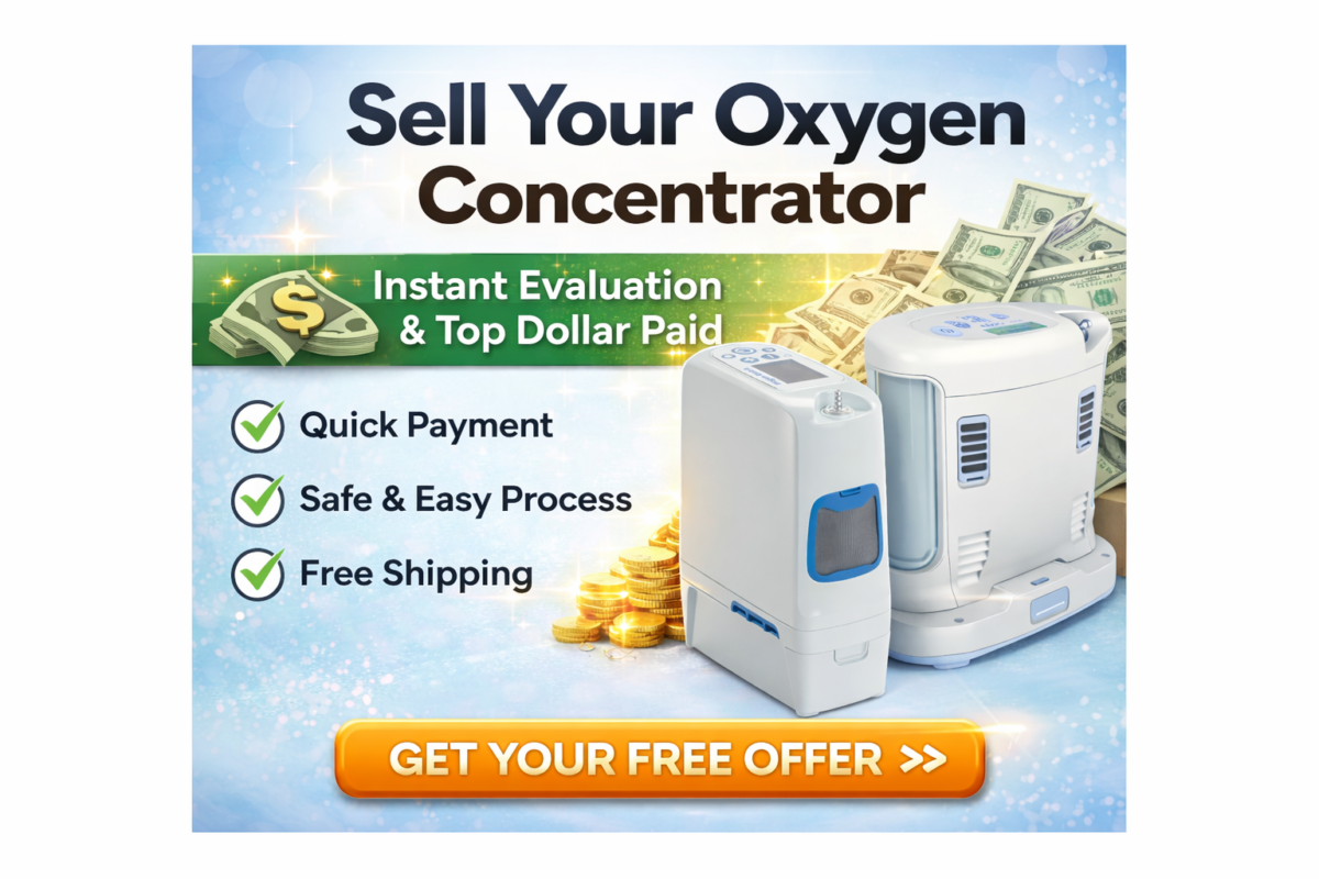 Sell Your Oxygen Concentrator or Cpap to us