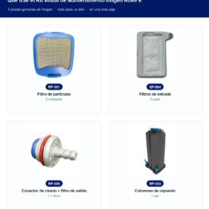 Contenido del Kit Anual de Mantenimiento Inogen Rove 6: 4 piezas genuinas de Inogen etiquetadas