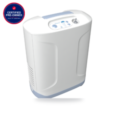 Certified Pre-Owned Inogen At Home 5-liter oxygen concentrator (GS-100) with the American Oxygen Certified Pre-Owned quality seal