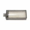 OxyHome HEPA compressor inlet filter 1170-5402 with grey translucent housing and white pleated filter media for OxyGo OxyHome 5L oxygen concentrator
