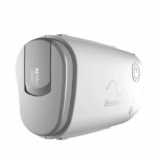 AirMini AutoSet travel CPAP, three-quarter view
