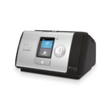 BPAP AirCurve 10 ST-A sin humidificador, vista lateral en ángulo (Usado Certificado)