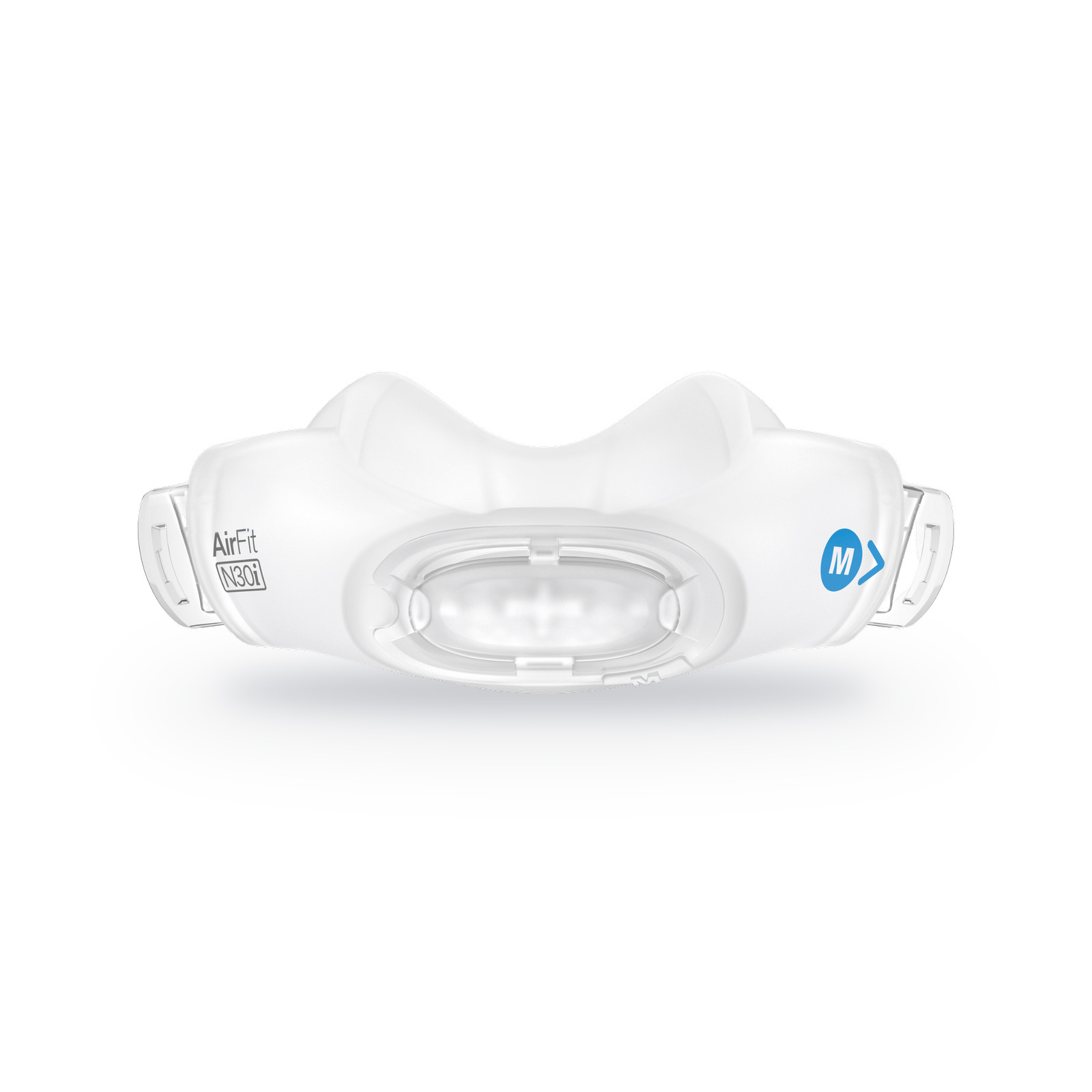 Cojín nasal de repuesto AirFit N30i, vista frontal (se muestra la talla M)