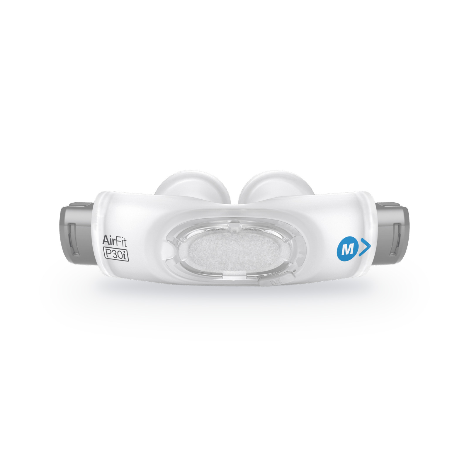 Almohadilla nasal de repuesto AirFit P30i, vista frontal (se muestra la talla M)