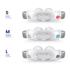 Tallas de la almohadilla nasal AirFit P30i: S (Pequeña), M (Mediana) y L (Grande)
