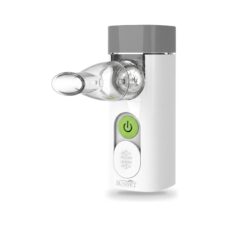 Nebulizador de malla portatil Sunset Healthcare NEB402 con la boquilla acoplada