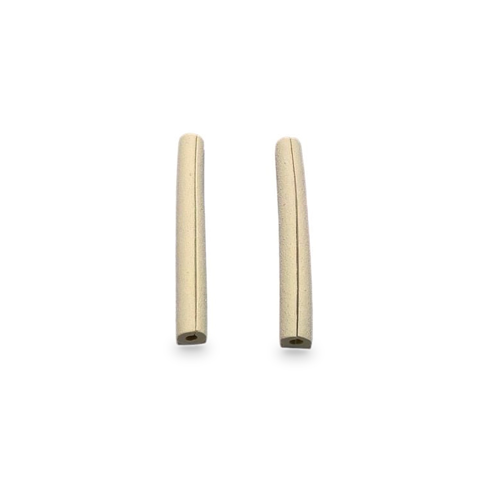 One pair of Sunset Healthcare RES020 foam ear cushions with a slit for the cannula tubing